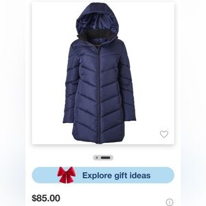 NWOT Big Chill long puffer coat